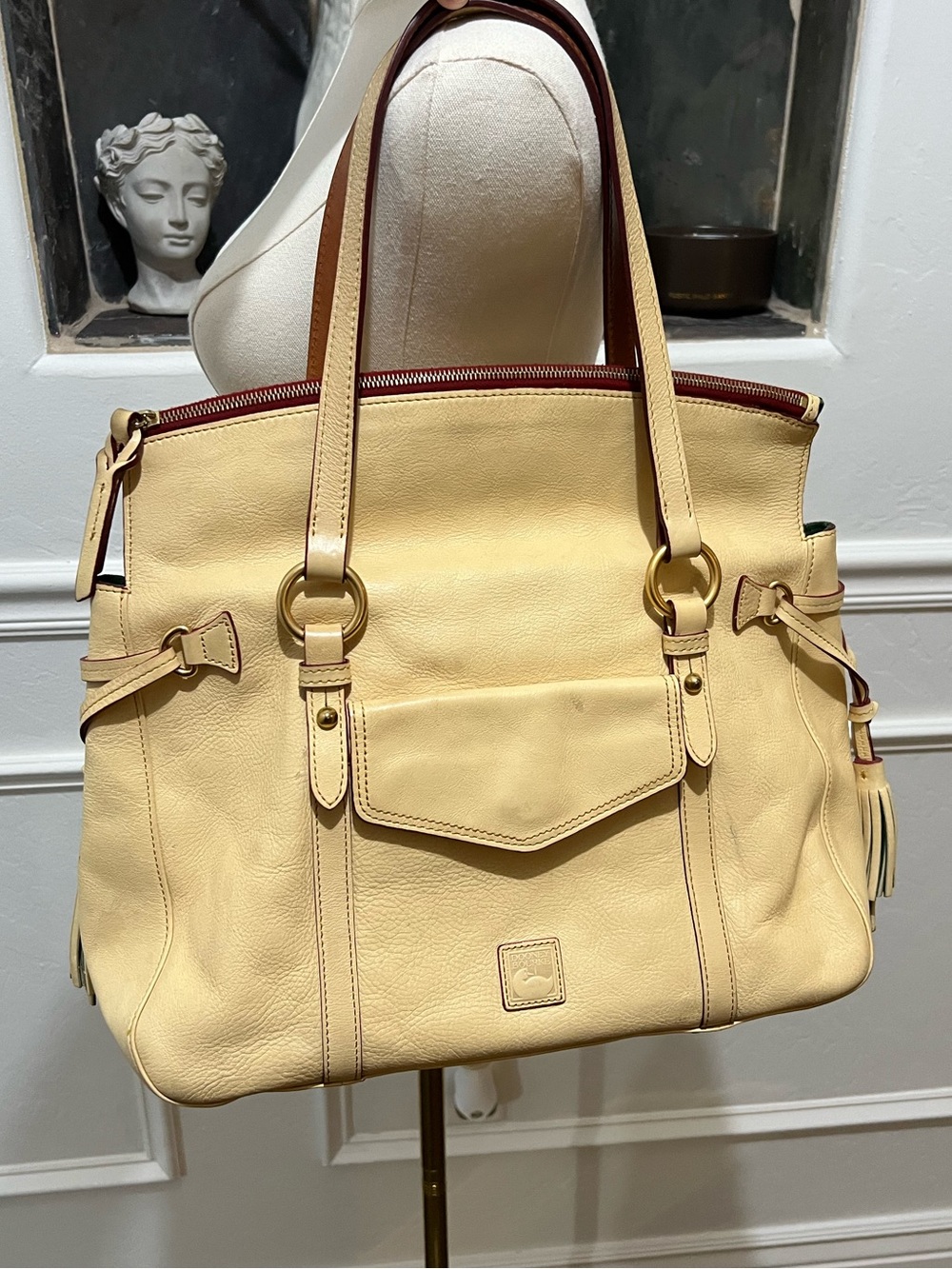 Dooney & Bourke Florentine Leather The Smith Shoulder Bag